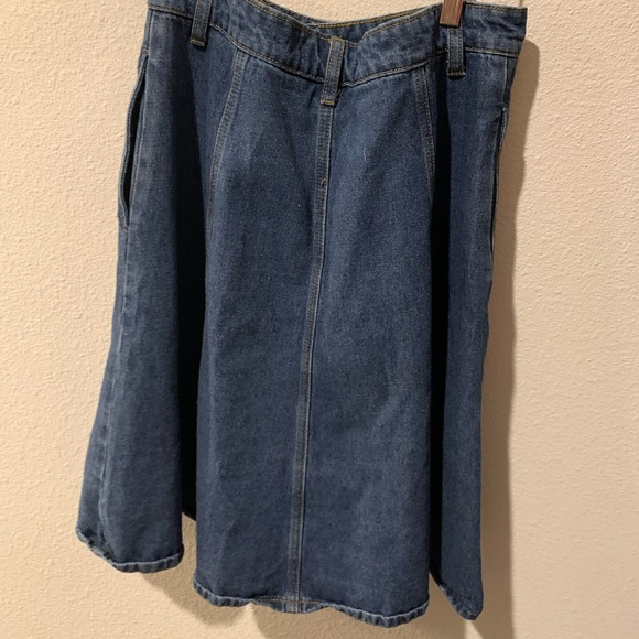 Moon River - Denim Skirt A Line - Medium - Picture 2 of 4